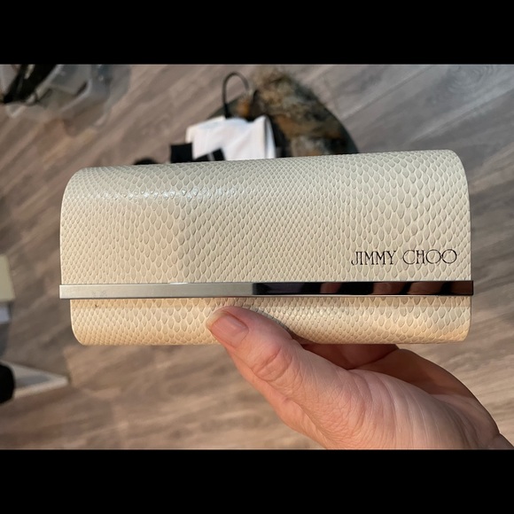 Jimmy Choo Accessories - FREE  Jimmy choo with $400 purchase snake Sunglass case nwot